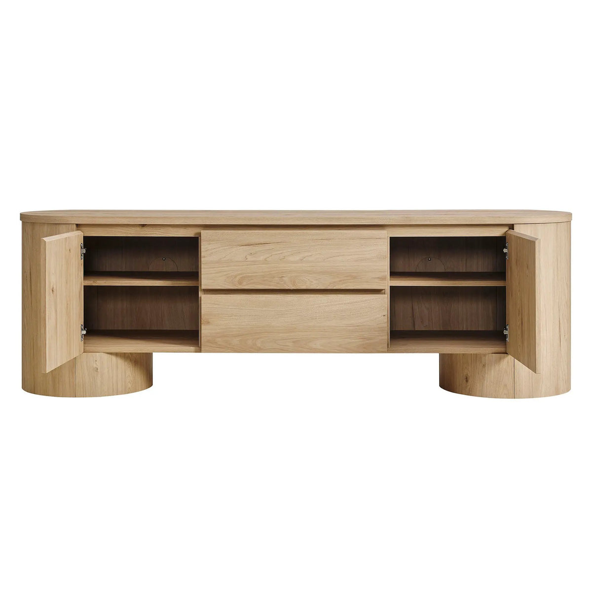 Duval 71 Inch Oval TV Cabinet by Modway by HouseOfZazla