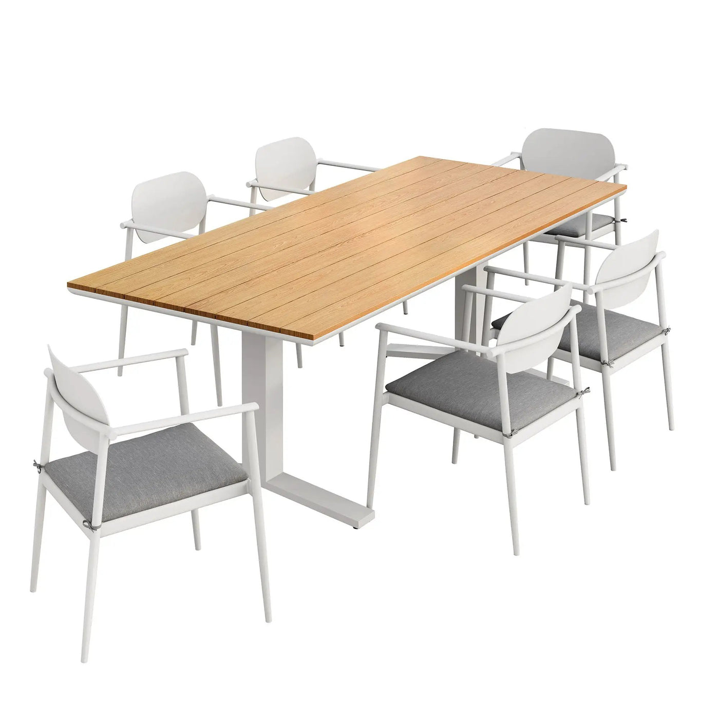 Aeris 7-Piece Outdoor Patio Aluminum Dining Set by Modway by HouseOfZazla