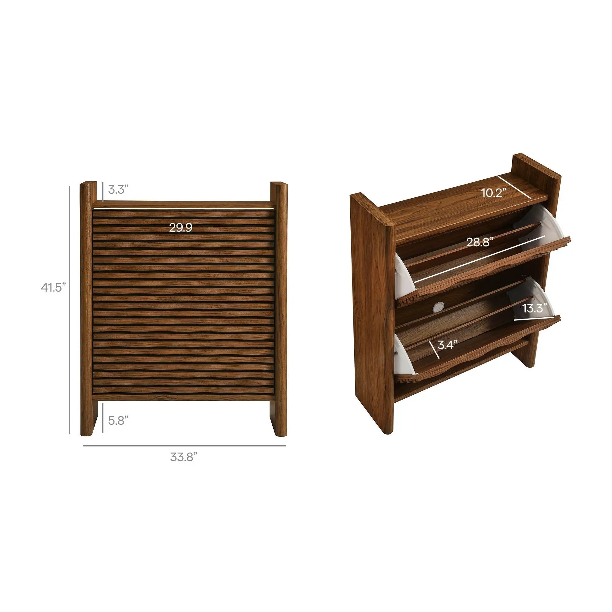 Emric Wave Shoe Cabinet by Modway by HouseOfZazla