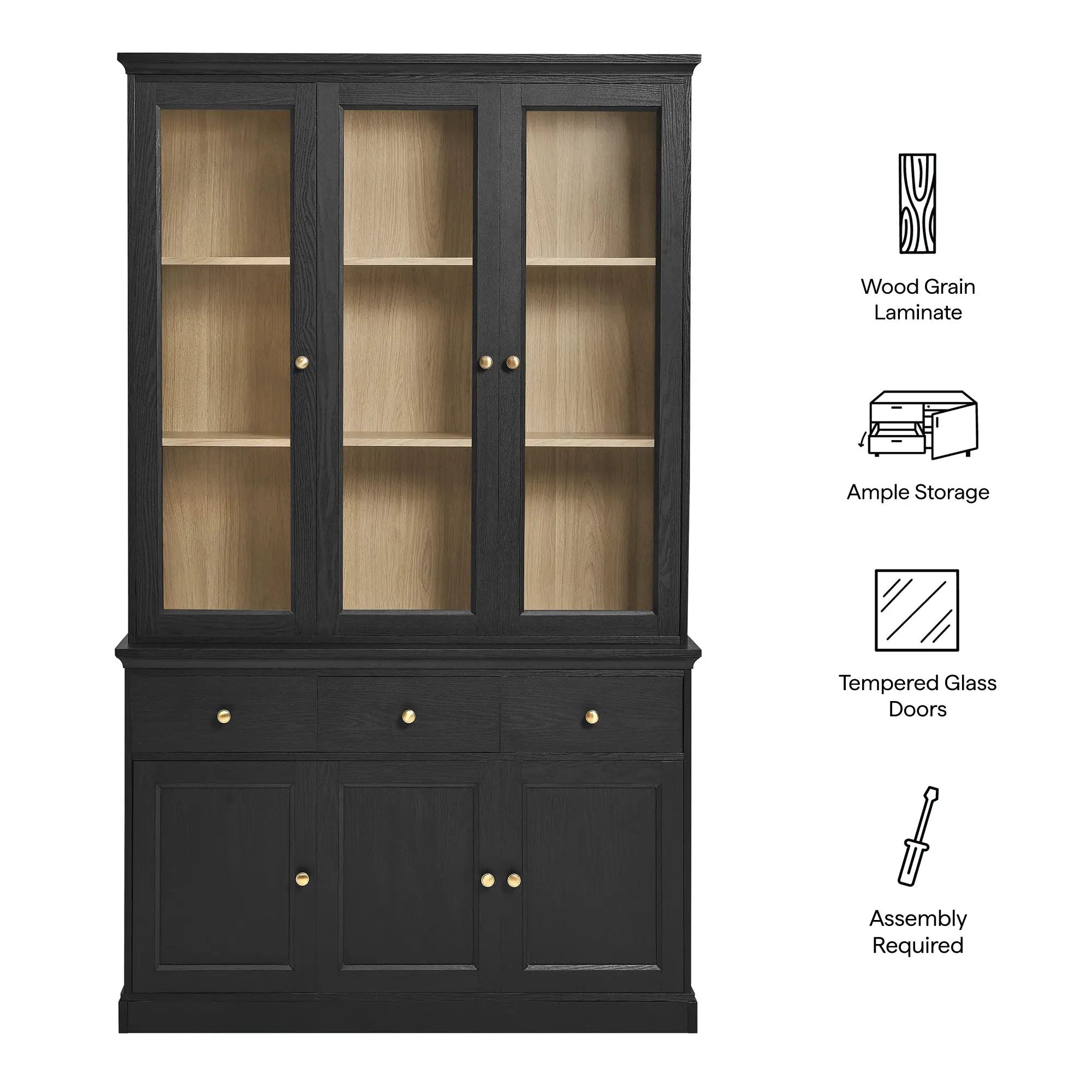 Amara 79 Inch Large Storage Display Cabinet by Modway by HouseOfZazla