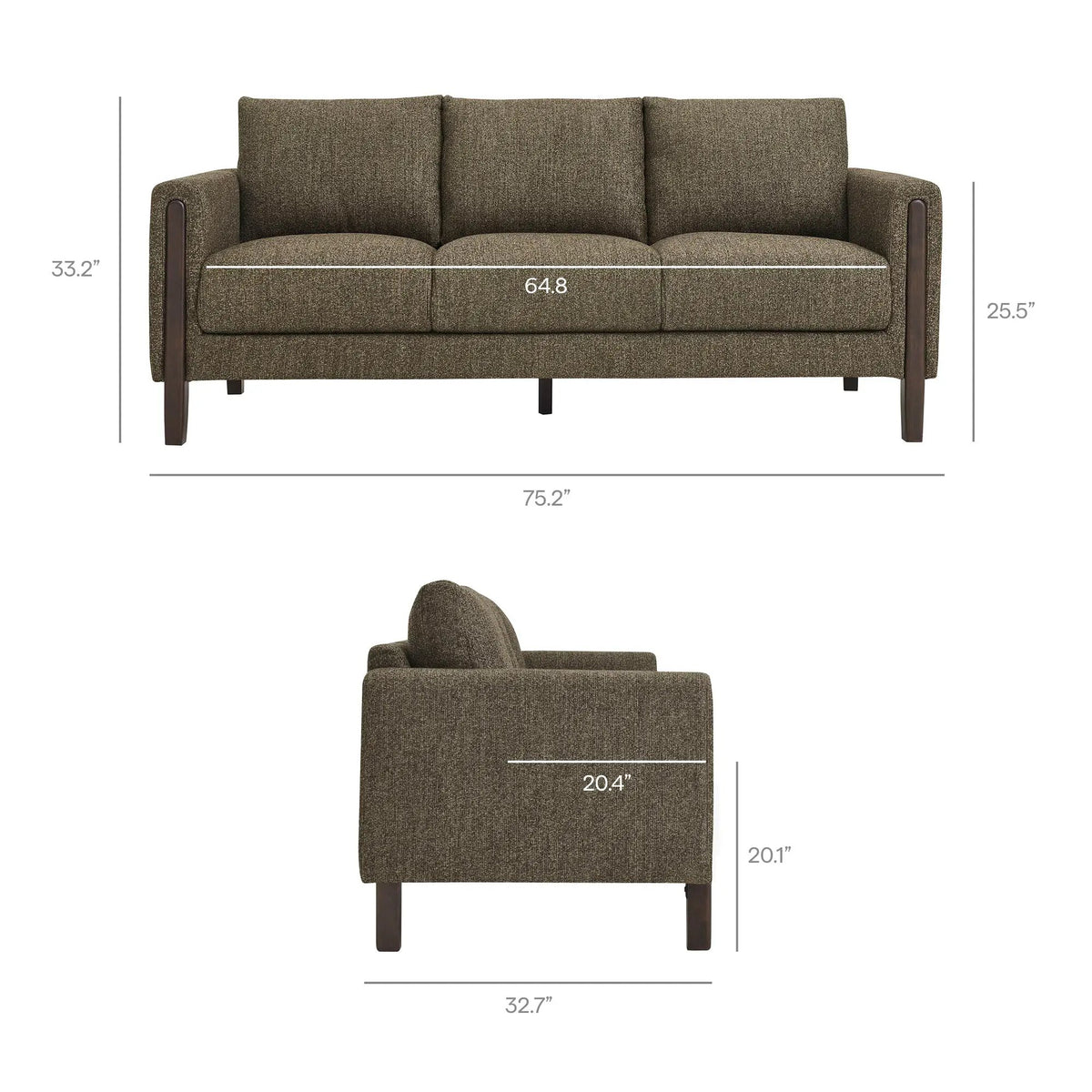Hawken Boucle Fabric Sofa by Modway by HouseOfZazla