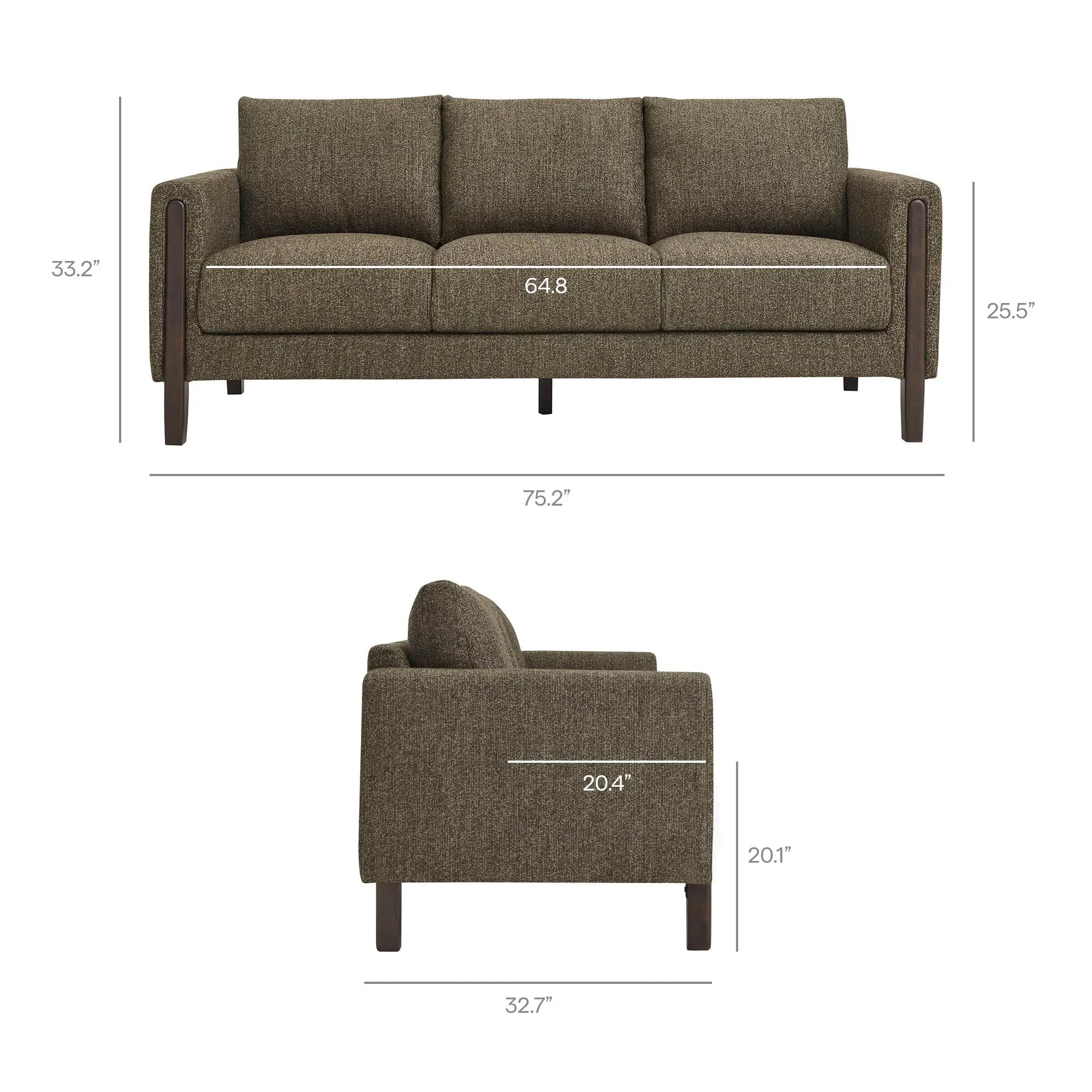 Hawken Boucle Fabric Sofa by Modway by HouseOfZazla