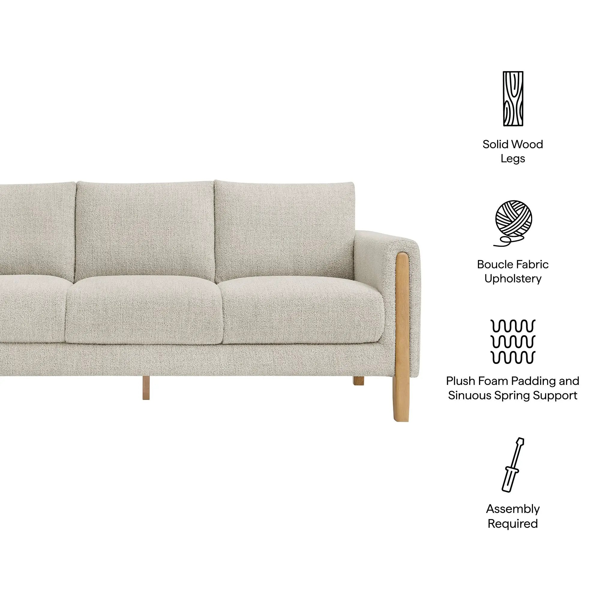 Hawken Boucle Fabric Sofa by Modway by HouseOfZazla
