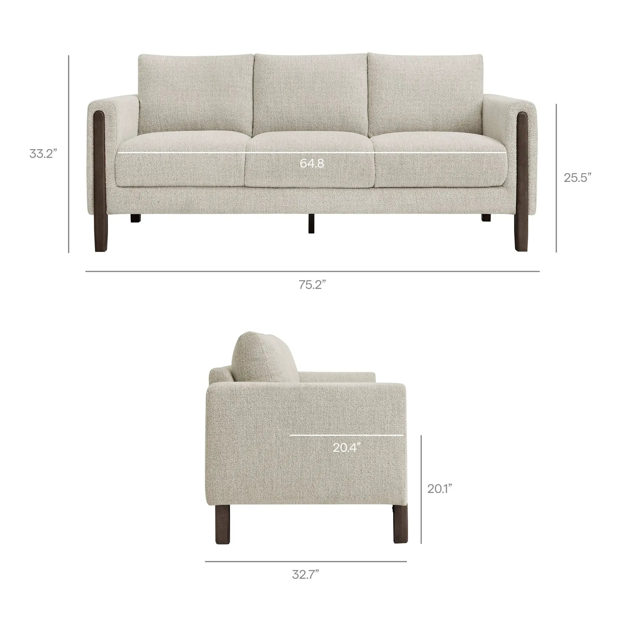 Hawken Boucle Fabric Sofa by Modway by HouseOfZazla