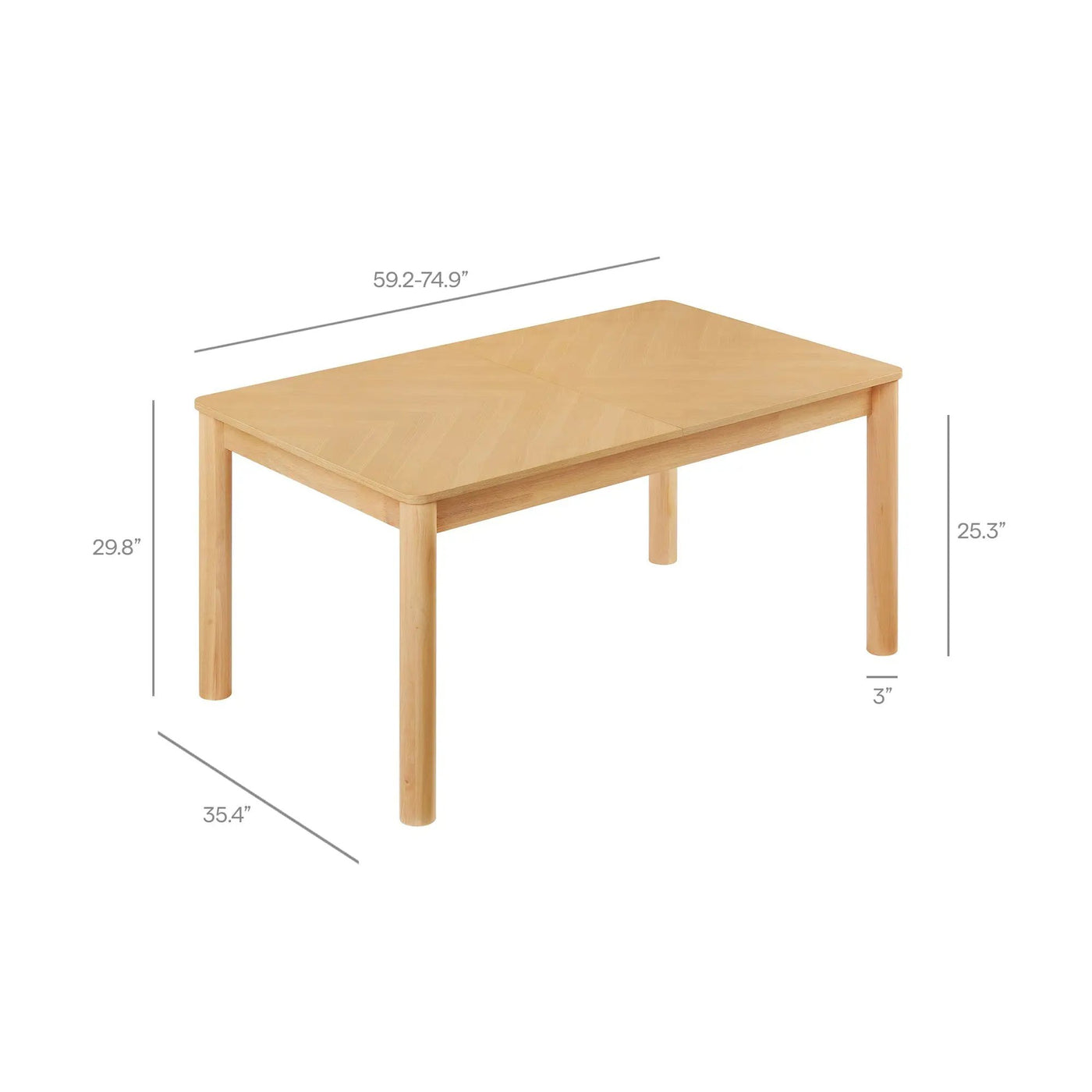 Alba Extendable Dining Table by Modway by HouseOfZazla