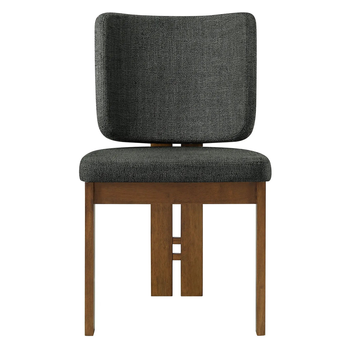 Alba Armless Upholstered Dining Chairs Set of 2 by HouseOfZazla