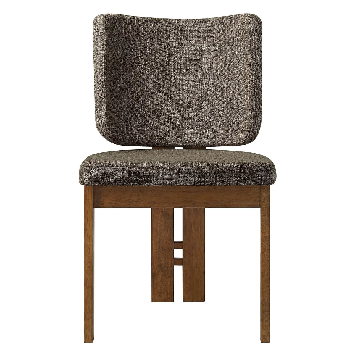 Alba Armless Upholstered Dining Chairs Set of 2 by HouseOfZazla