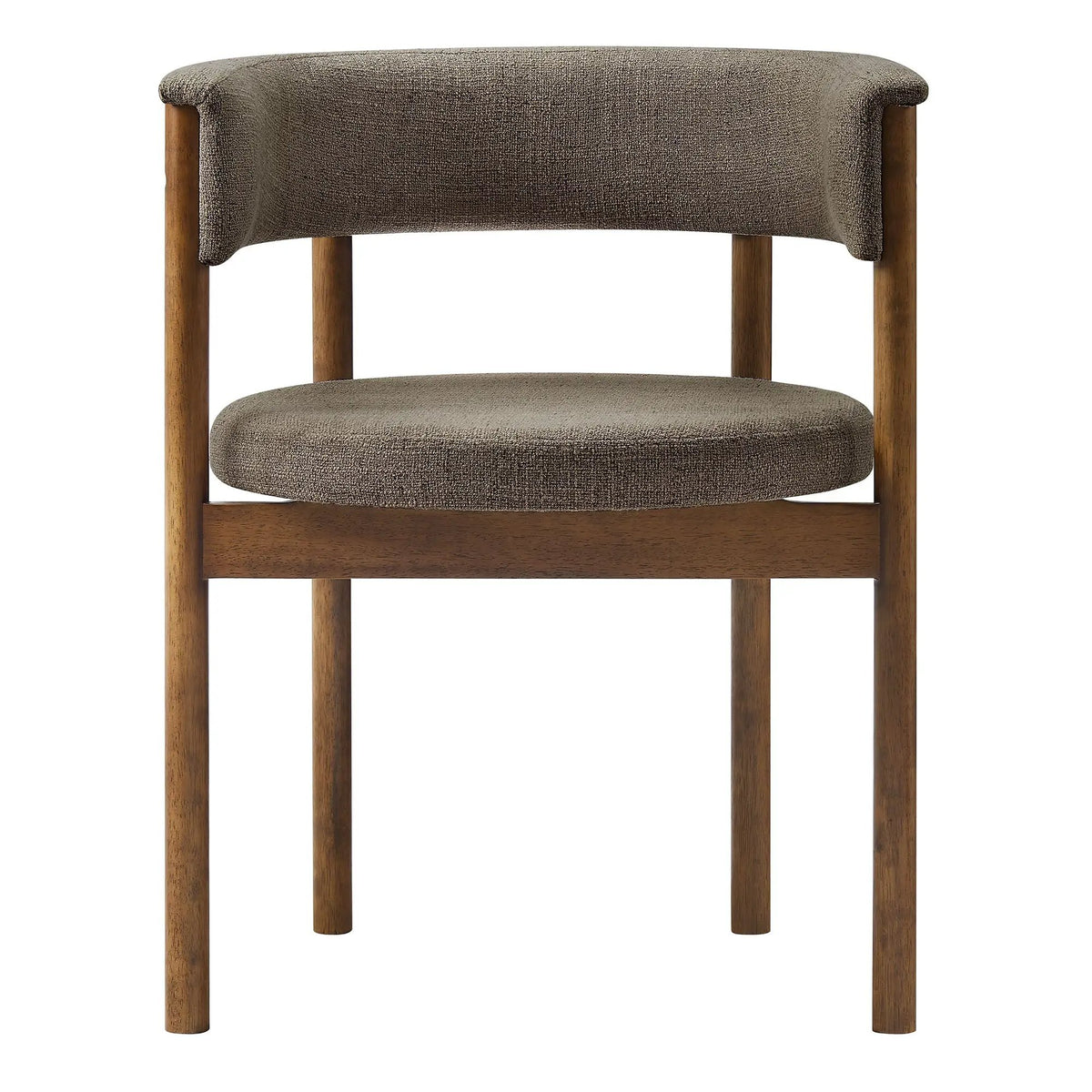 Clea Curved Upholstered Dining Chairs Set of 2 by HouseOfZazla