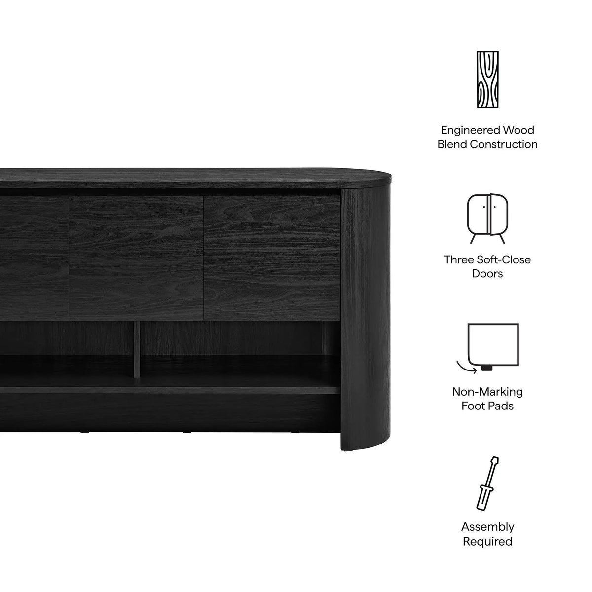 Duval 62 Inch Oval Sideboard by Modway by HouseOfZazla