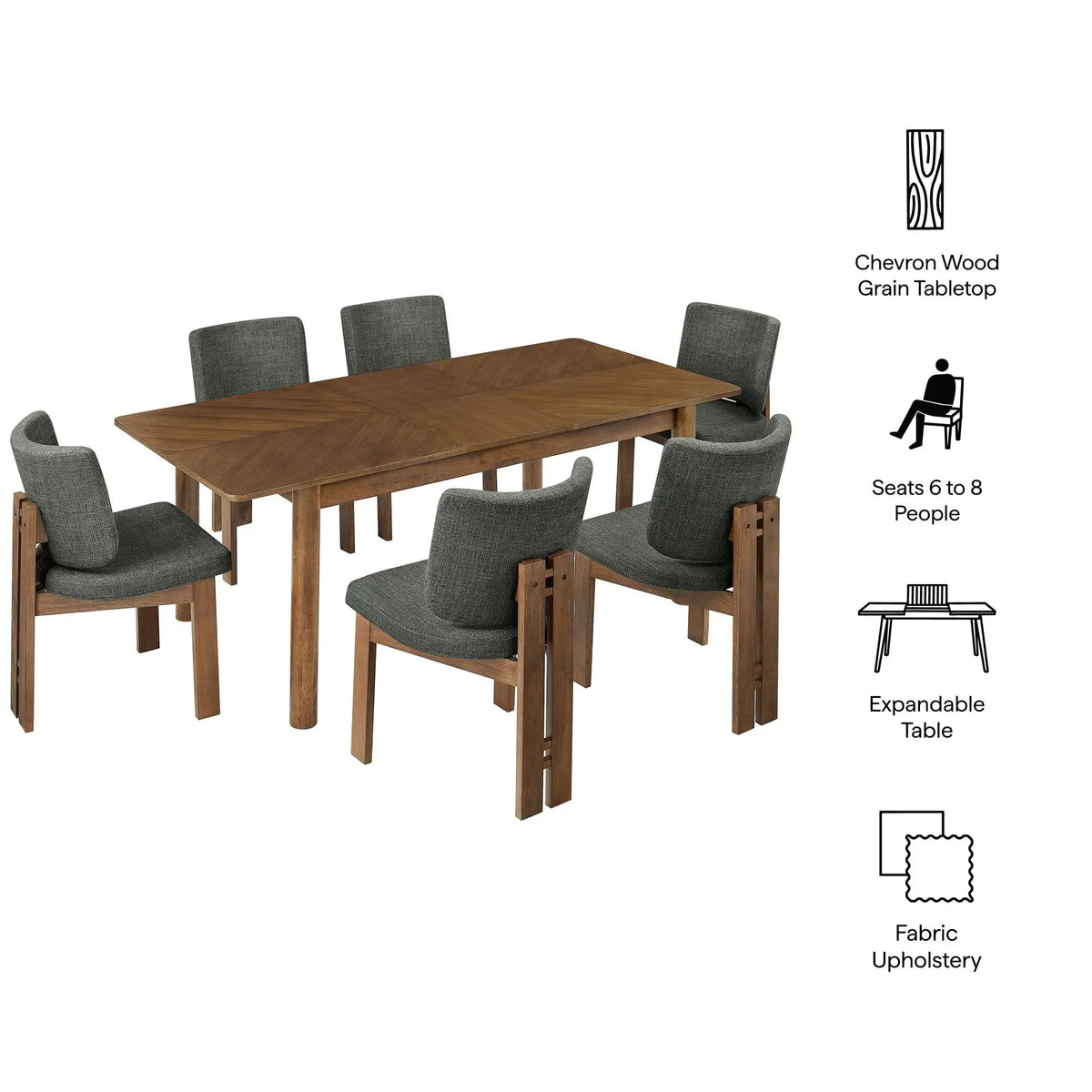 Alba 7-Piece Dining Set by Modway by HouseOfZazla