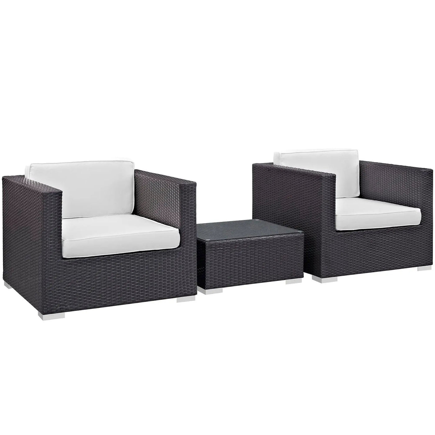 Burrow 3 Piece Outdoor Patio Sofa Set by Modway by HouseOfZazla