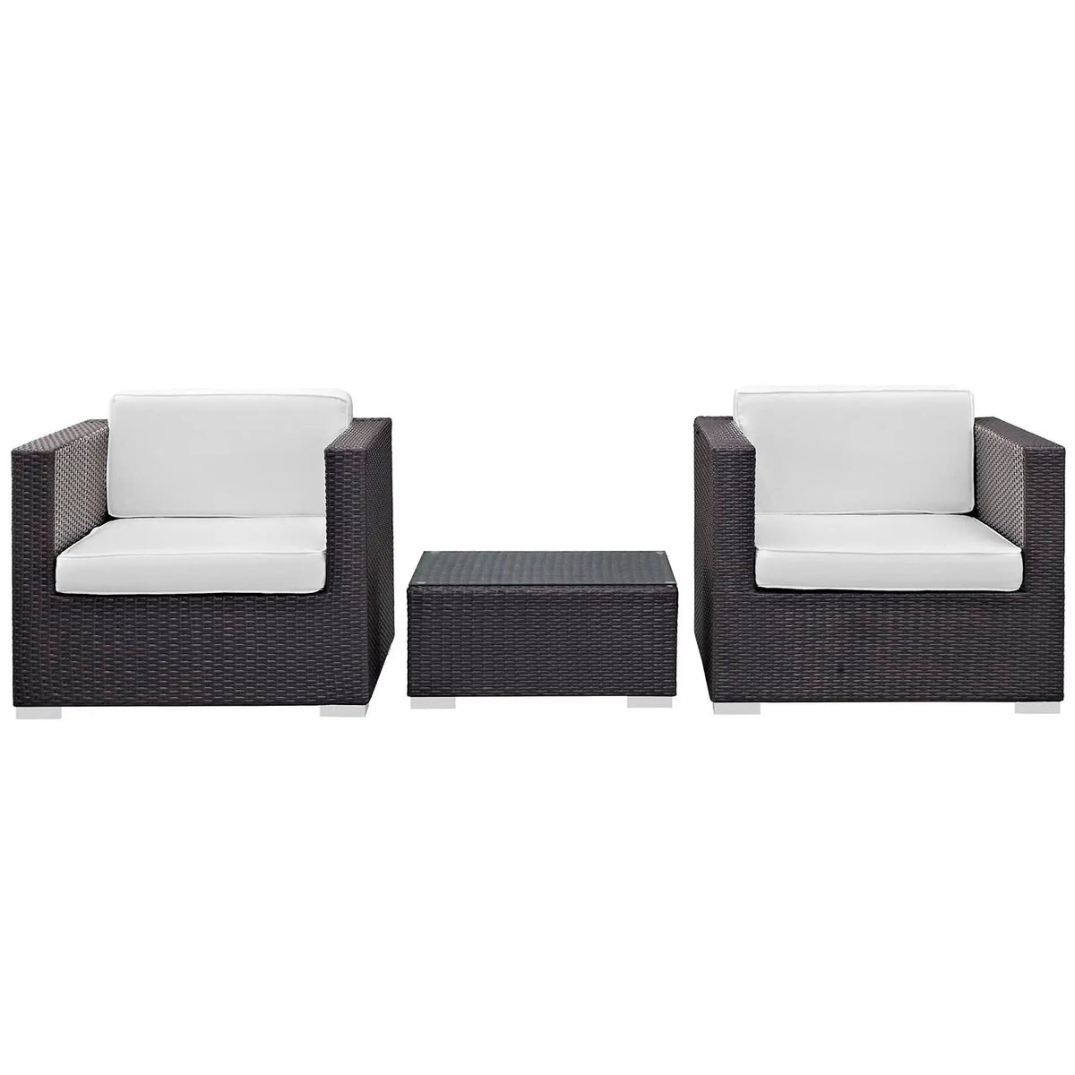 Burrow 3 Piece Outdoor Patio Sofa Set by Modway by HouseOfZazla