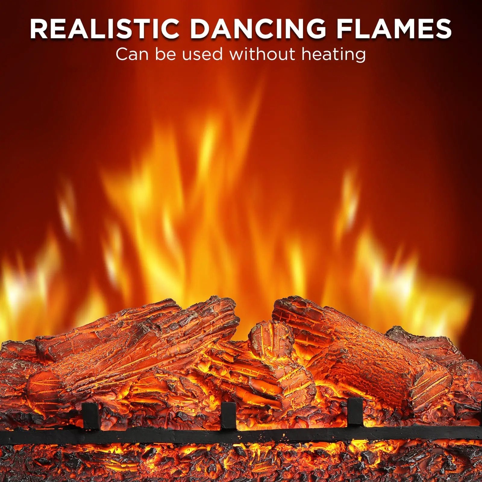 Eternal Flame EF23-LG Electric Fireplace Logs by TURBRO