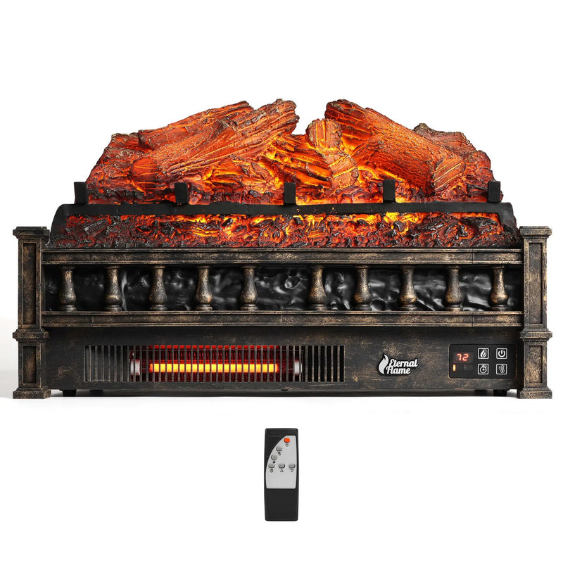 Eternal Flame EF23-LG Electric Fireplace Logs by TURBRO