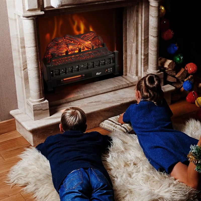 Eternal Flame EF23-PB Electric Fireplace Logs by TURBRO