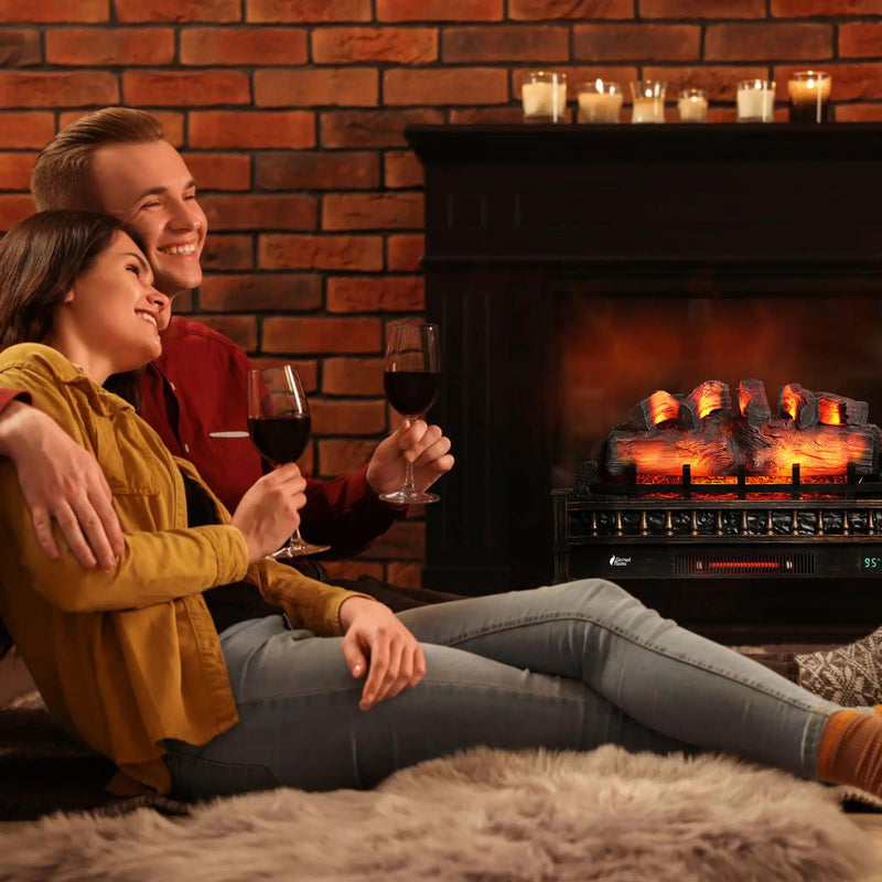 Eternal Flame EF30-PB Electric Fireplace Logs by TURBRO