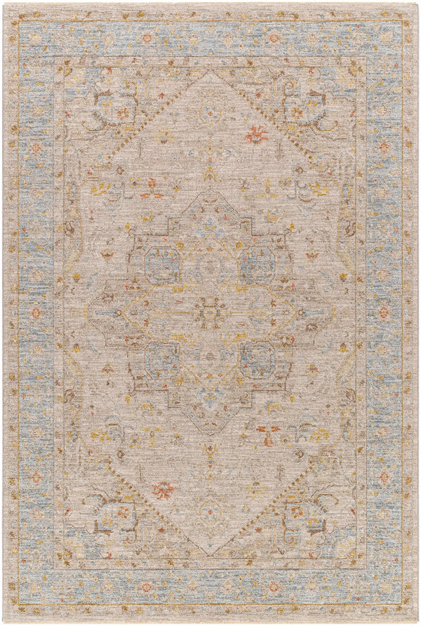 Ehan Cream Thick Luxe Oushak Rug