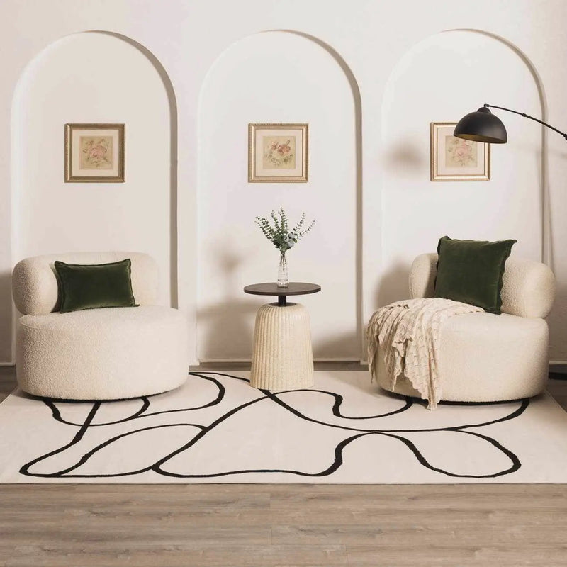 Eilir Modern Low Profile Boho Rug by Boutique Rugs