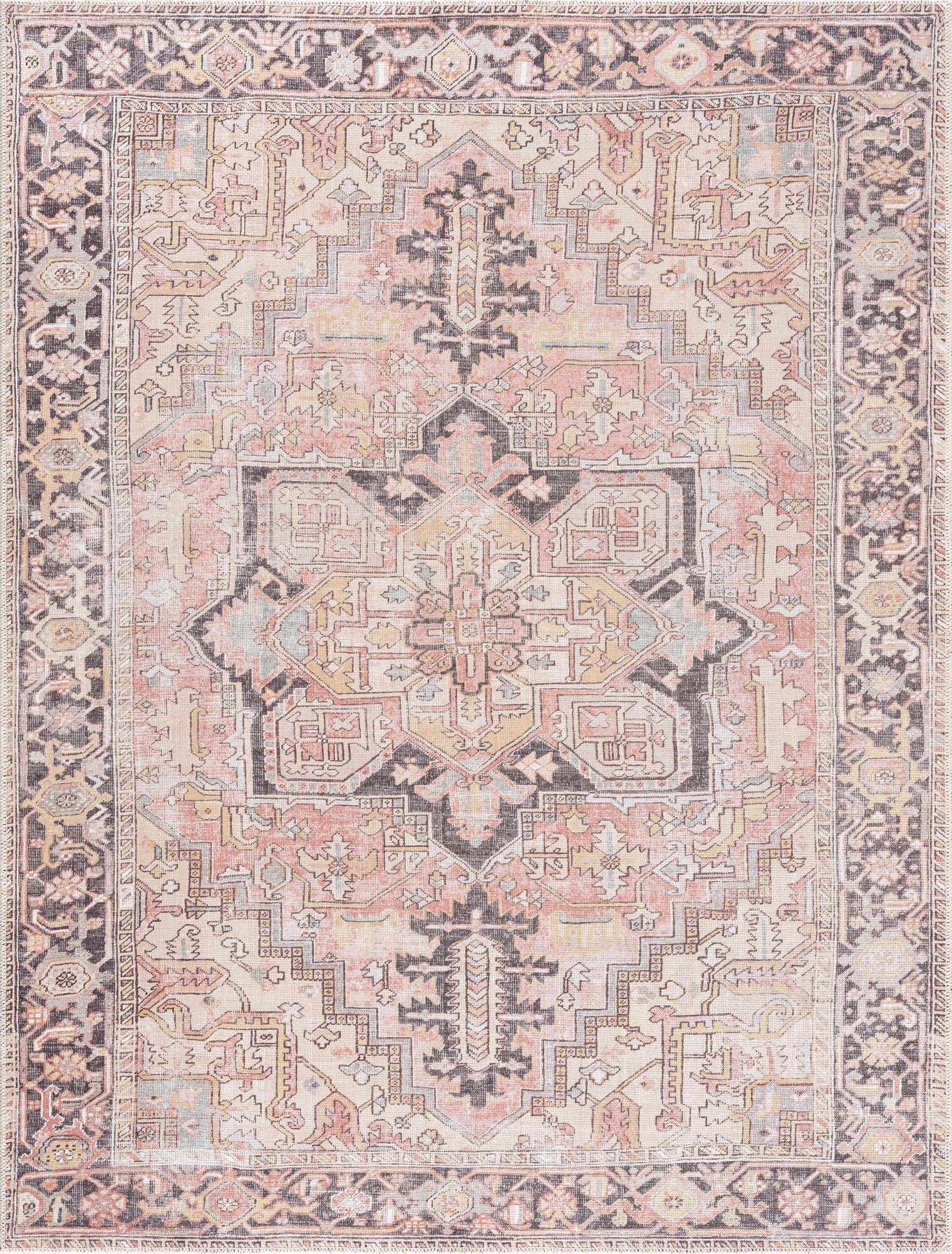 Nadia Dust Pink Area Rug - Clearance by Boutique Rugs
