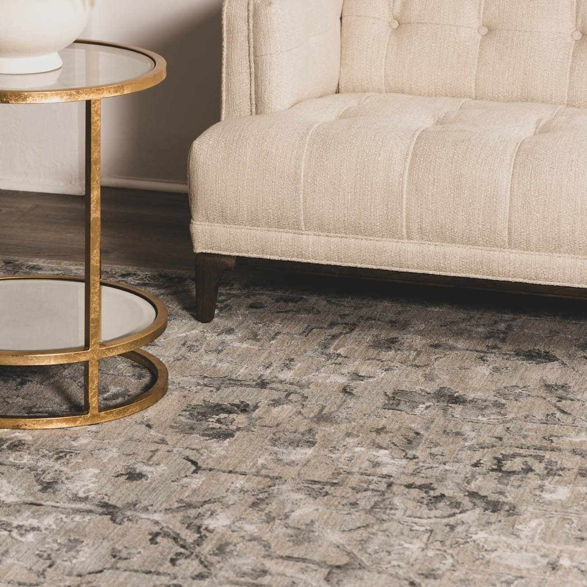 Embsay Teal Boutique Rug, installed in a room 5