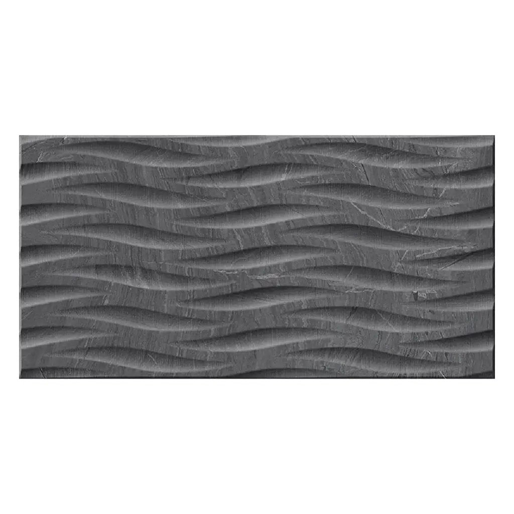 Coal Black 12x24 Matte Field Porcelain Tile (5 pack, 10.763 sq ft/case) by Apollo Tile