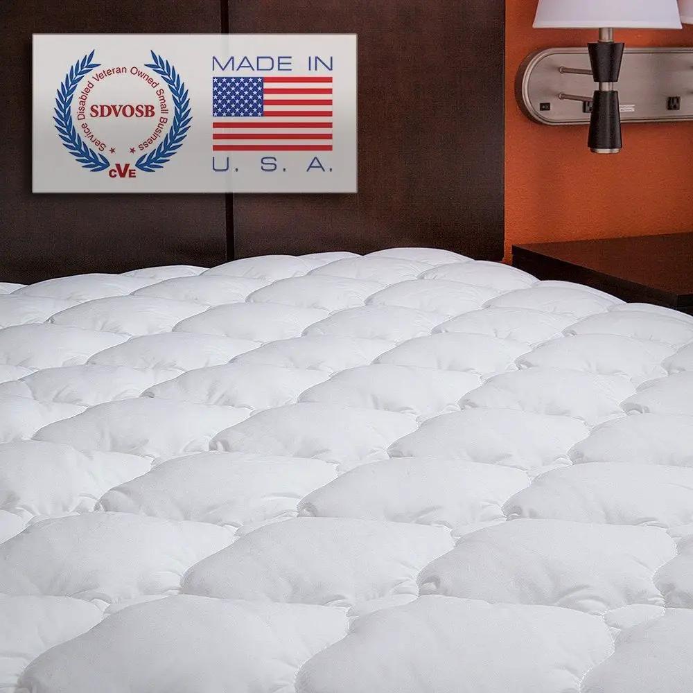 King size Extra Plush Mattress Pad - Hypo-allergenic by HomePacific