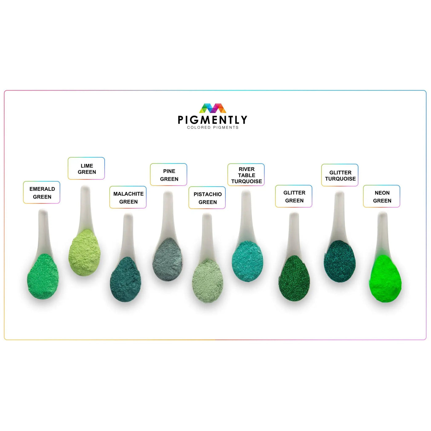 Neon Green Epoxy Powder Pigment by UltraClear Epoxy
