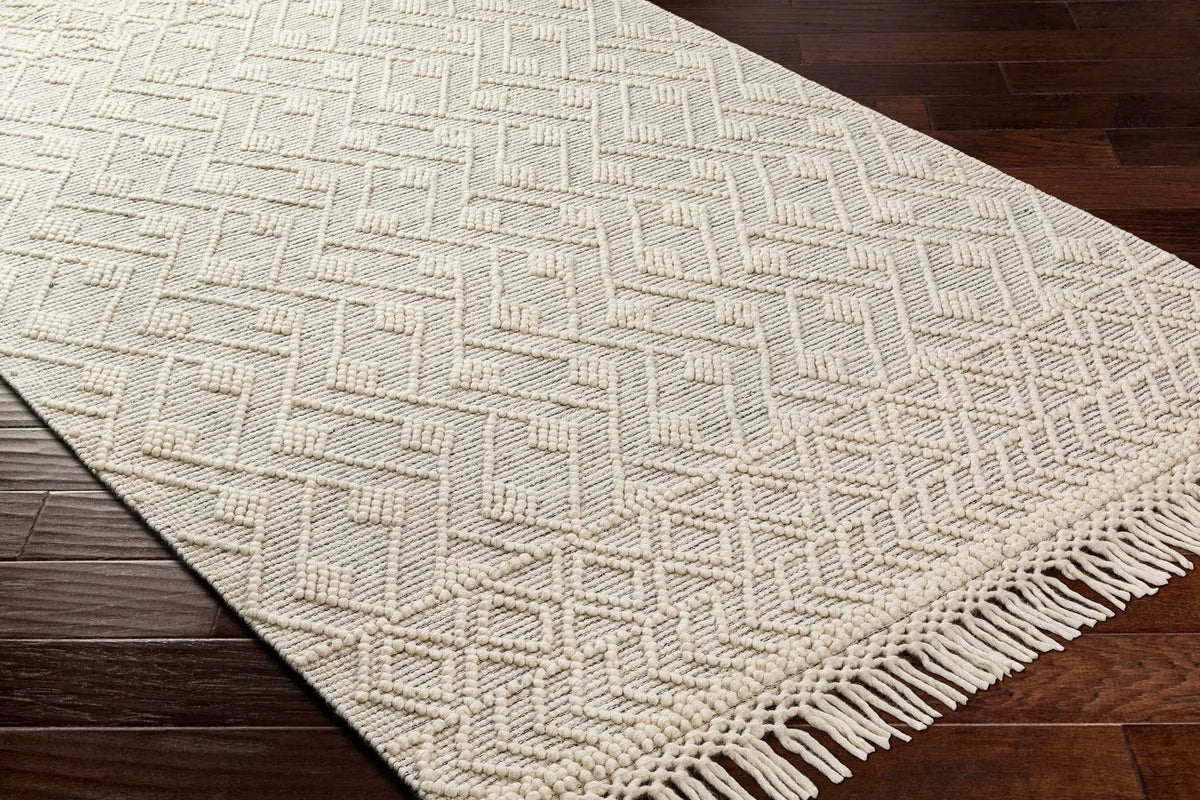 Erica Wool Rug with Tassels - Clearance, photo 8 of 11