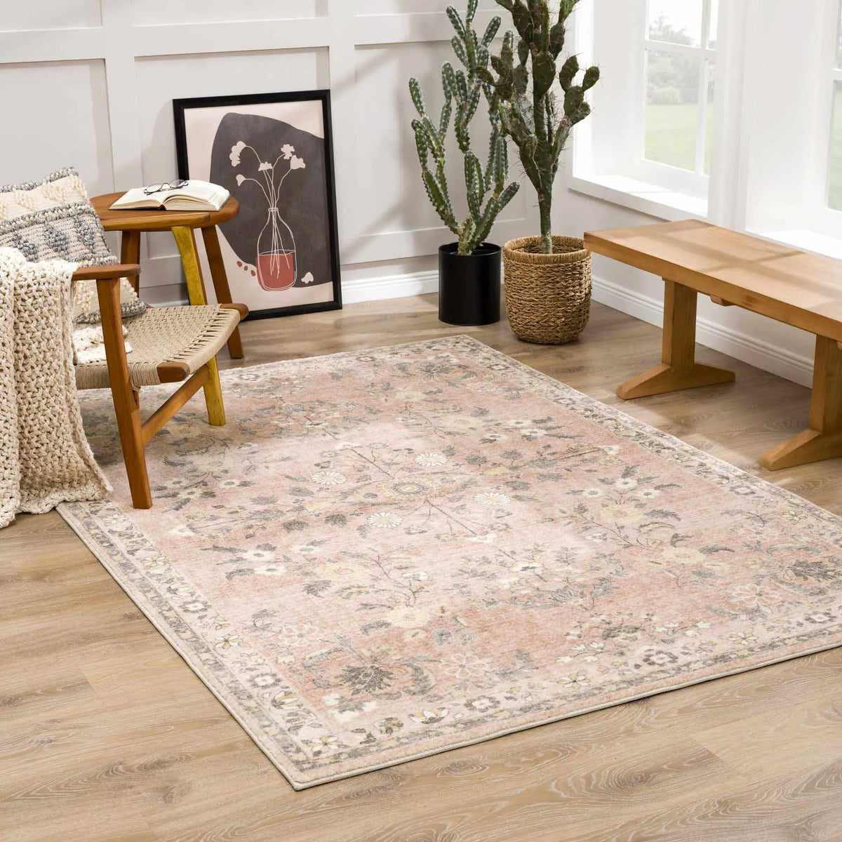 Coalburn Area Rug, installed in a room 3