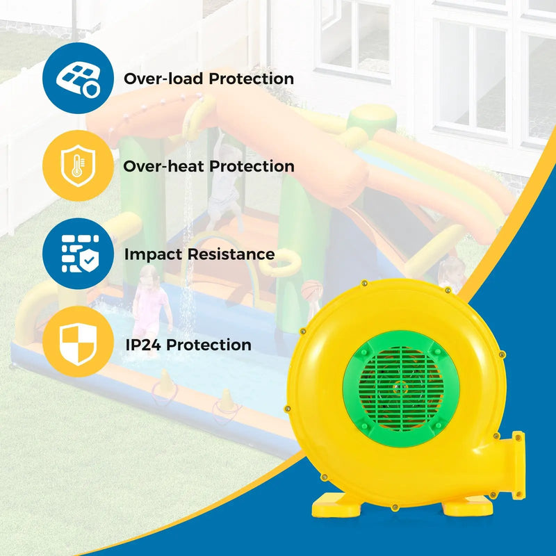 480W Bounce House Blower with Handle and Ground Stakes by DirectDeals