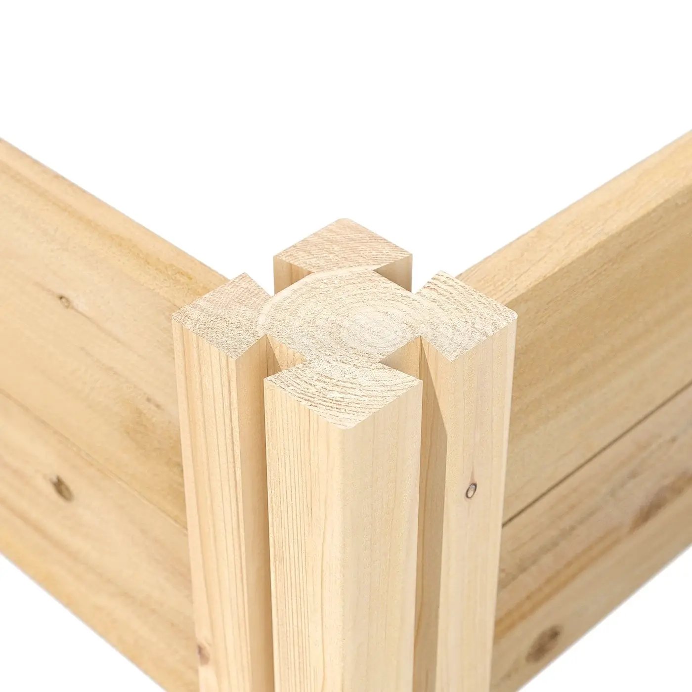 4 ft x 8 ft Cedar Wood 2 Tier Raised Garden Bed - Made in USA by HomePacific