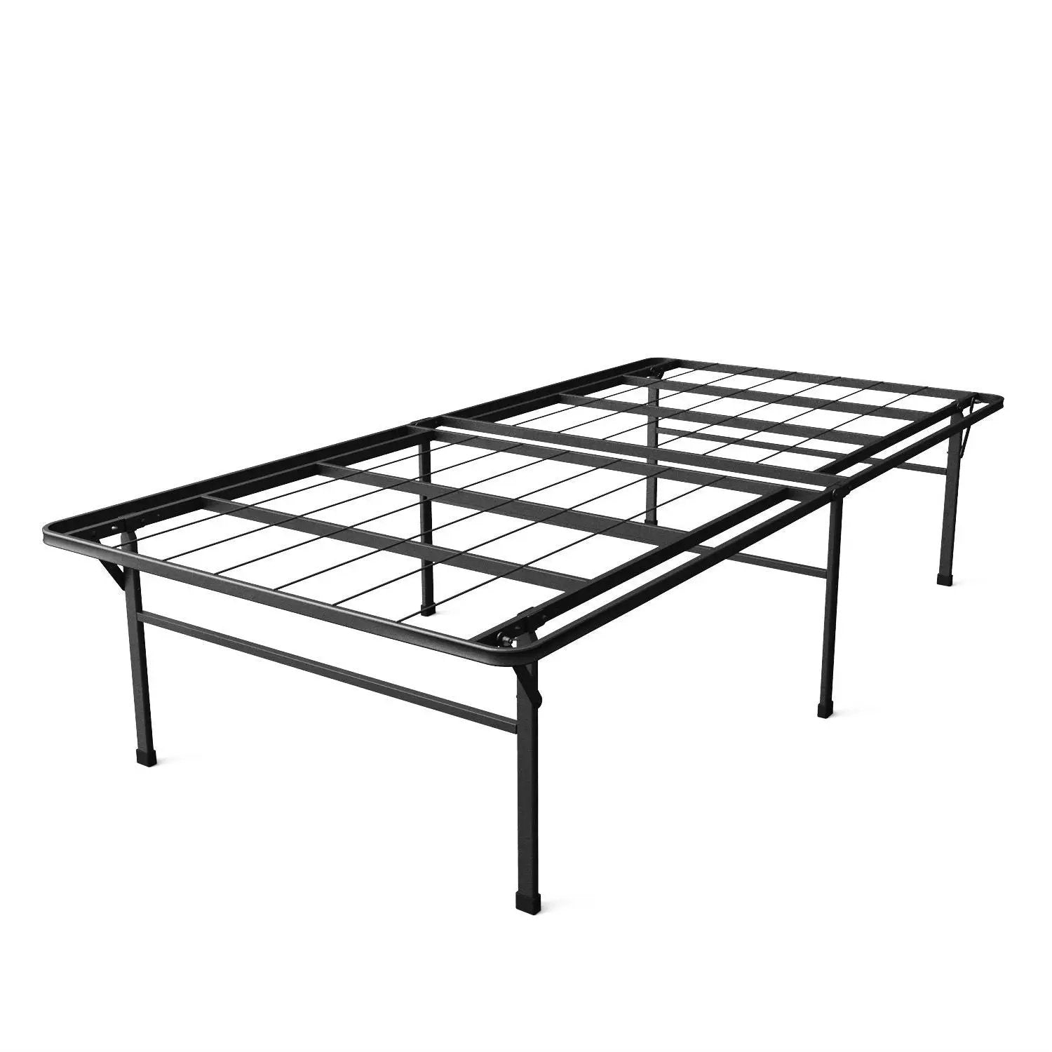 Twin XL Heavy Duty 18-inch High Rise Metal Platform Bed Frame by HomePacific