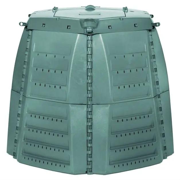 Green Recycled Plastic 267 Gallon Compost Bin for Home Composting by HomePacific