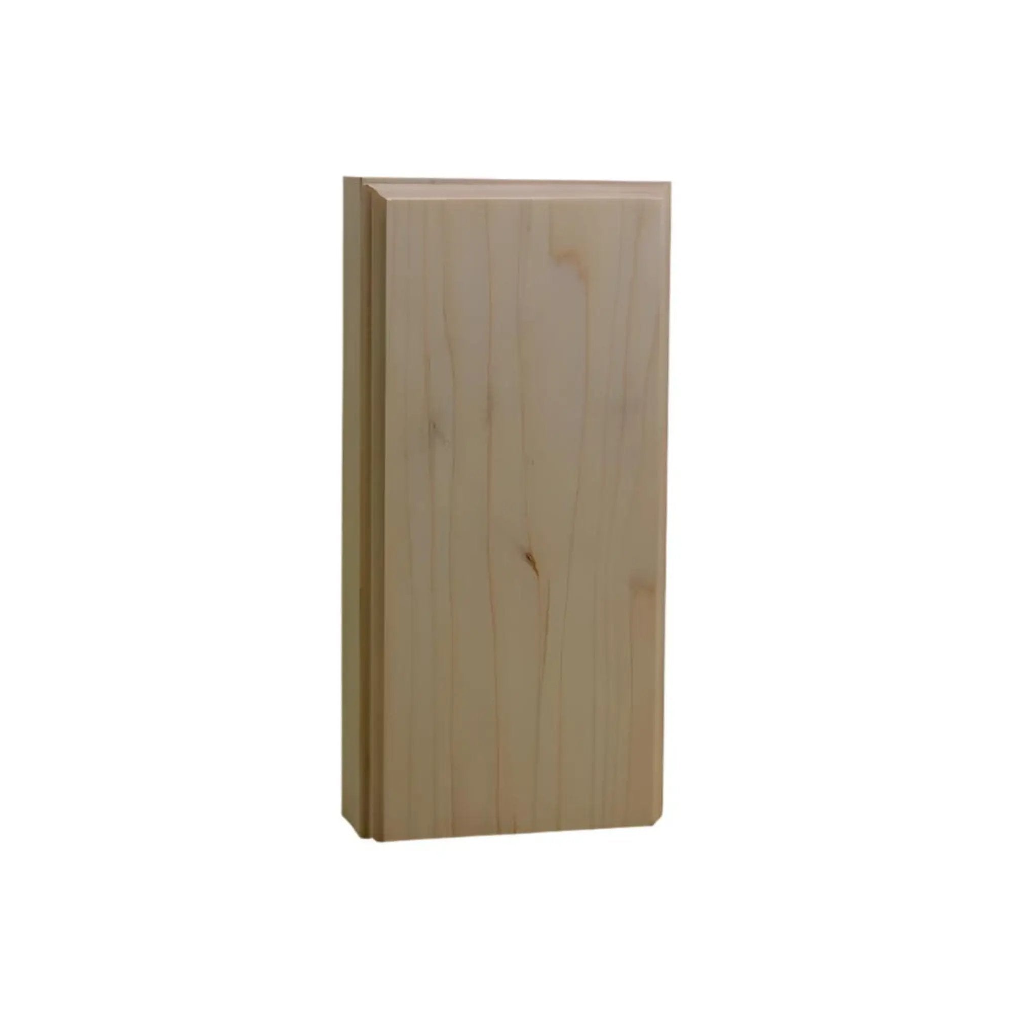 EWAP36 Casing Plinth Block 1 inch x 3 Inch x 6 inch Tall Unfinished by NewMouldings