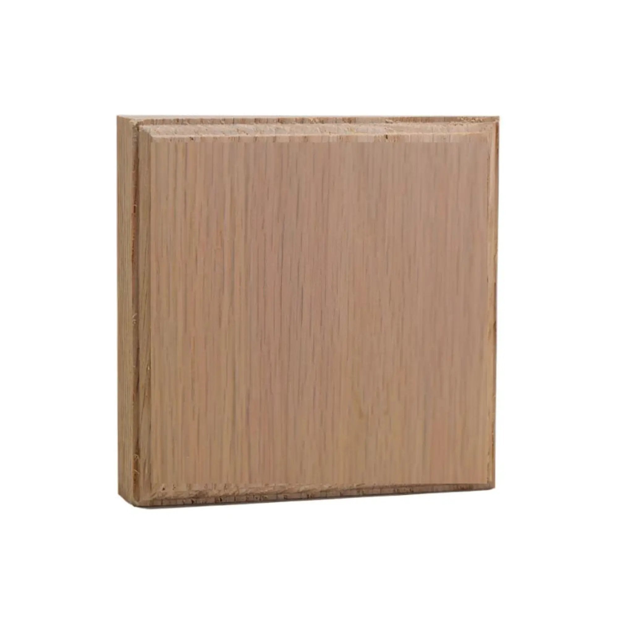 EWAP41 Casing Corner Block 1 inch x 4 inch Square Unfinished by NewMouldings