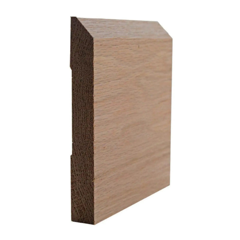EWBB15 Beveled Edge Baseboard 5-1/4" Tall x 11/16" Moulding Unfinished by NewMouldings