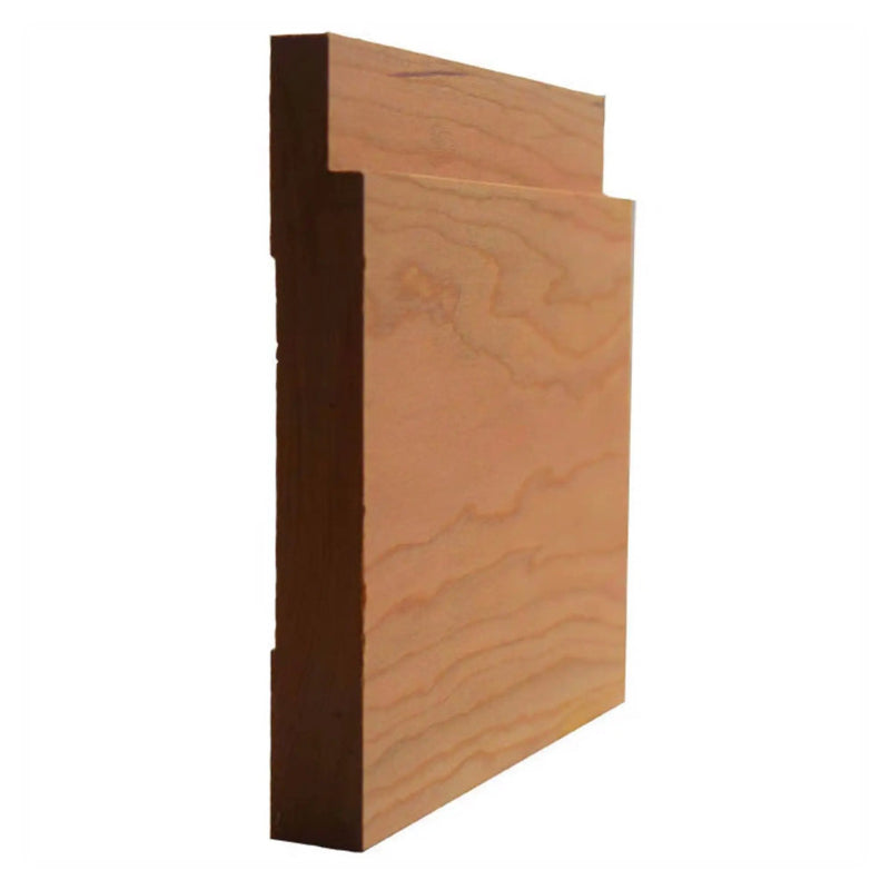 EWBB18 Notched Baseboard 5-1/4" Tall x 11/16"Moulding. Unfinished by NewMouldings