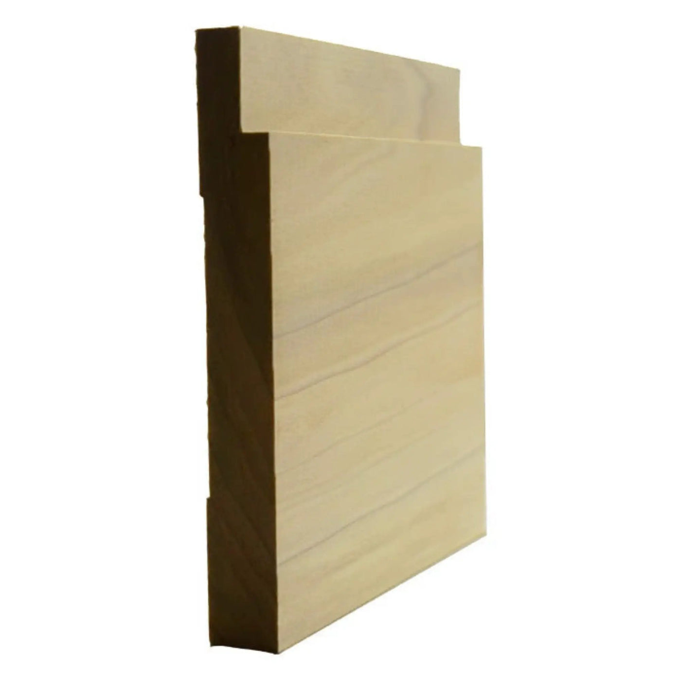 EWBB18 Notched Baseboard 5-1/4" Tall x 11/16"Moulding. Unfinished by NewMouldings