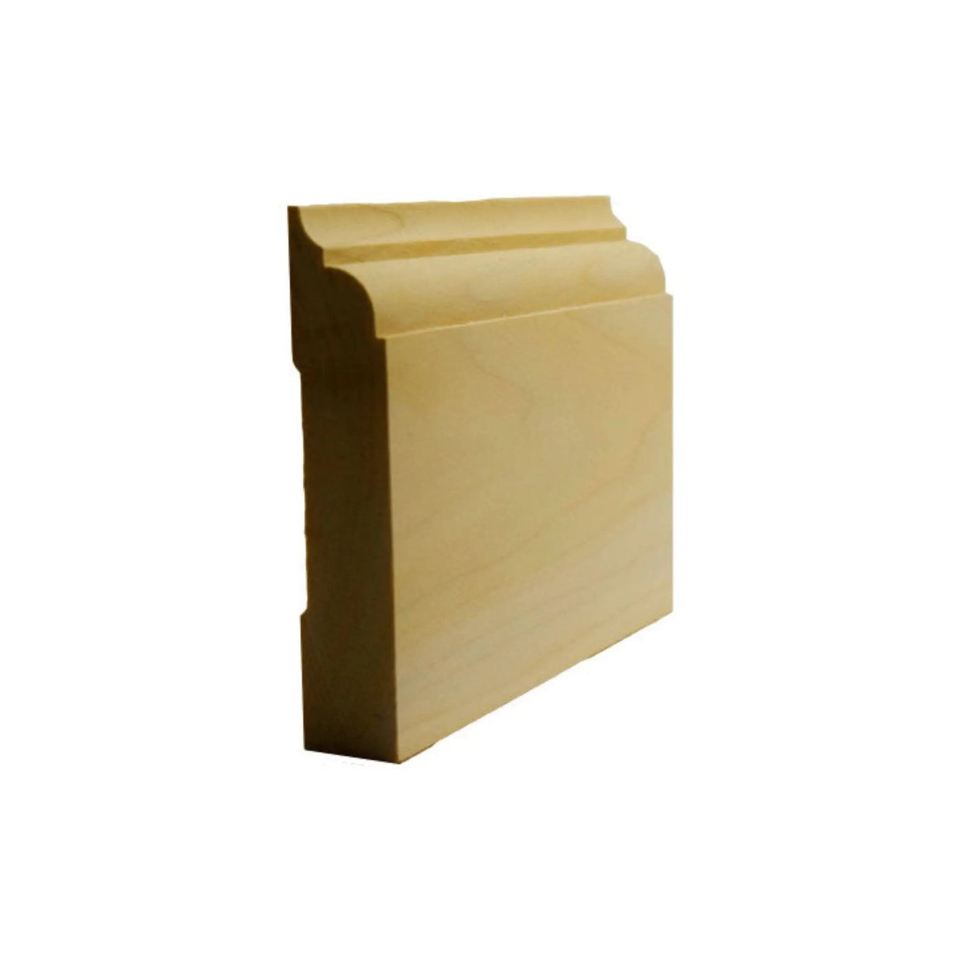 EWBB22 Nose & Cove 3-1/2" Tall x 11/16" Baseboard Moulding. Unfinished by NewMouldings