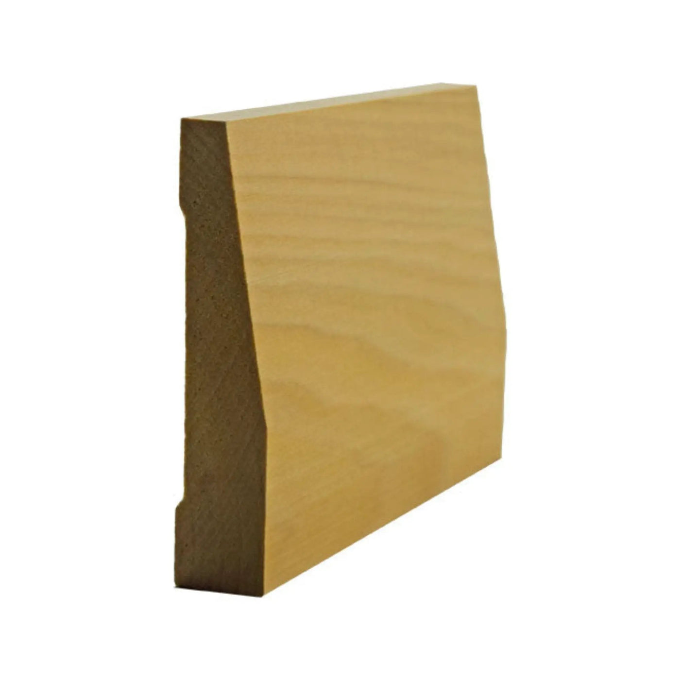 EWBB32 Beveled 3-1/2" Tall x 3/4" Baseboard Moulding. Unfinished by NewMouldings