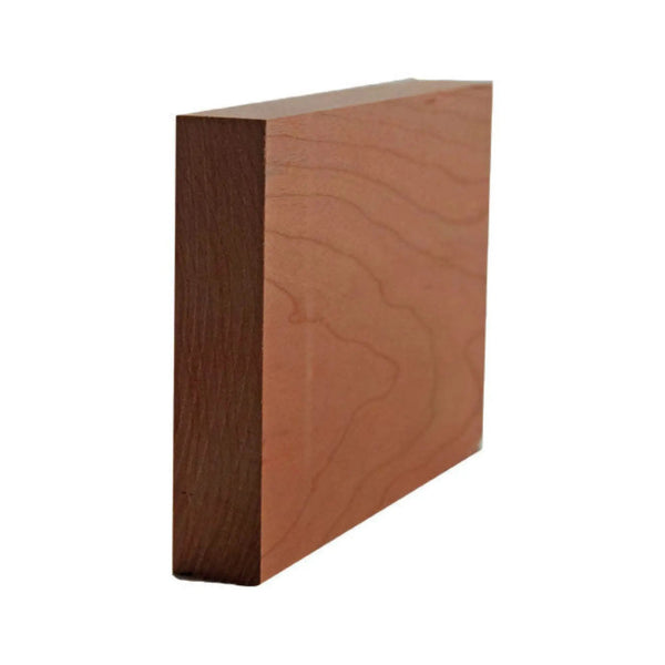EWBB52 Square edge 3-1/2" Tall x 3/4" Baseboard Moulding. Unfinished, photo 2 of 7