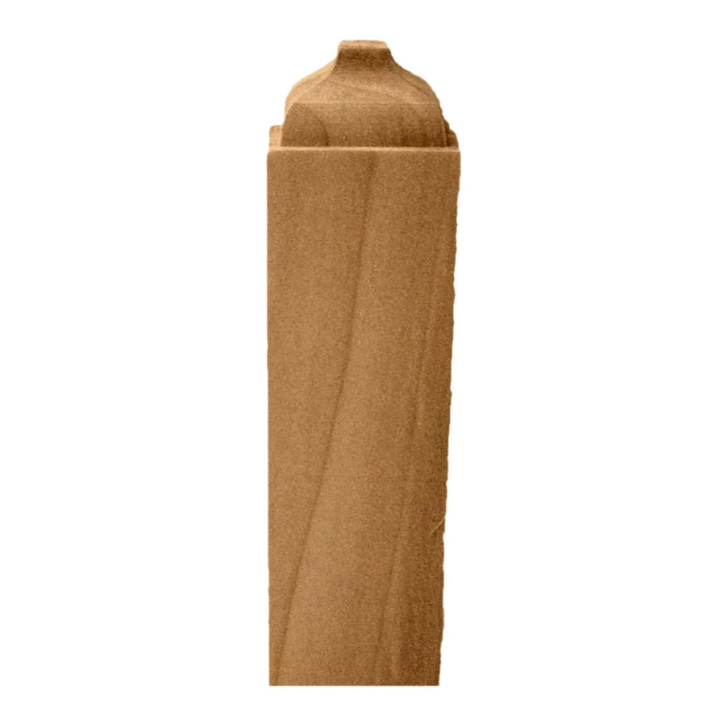 EWBB62 Baseboard Middle Block 7/8" x 1-3/8" x 6-1/2" Tall Unfinished by NewMouldings