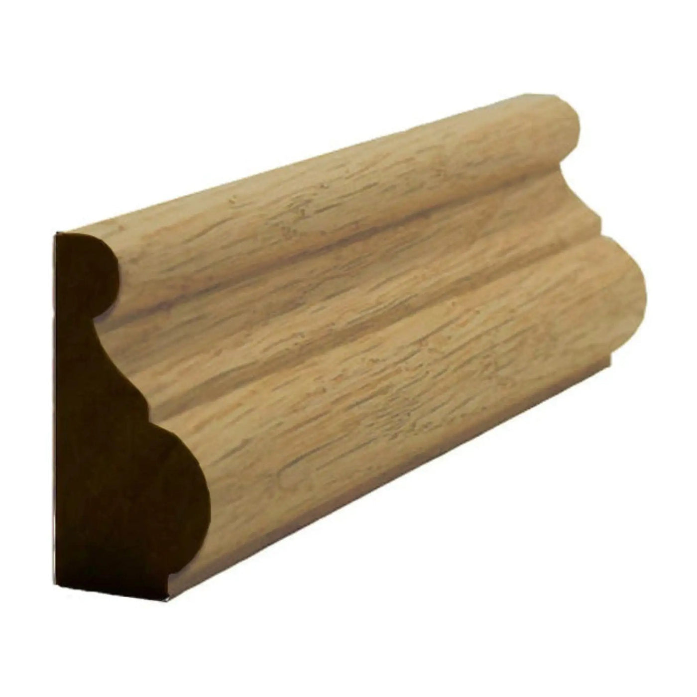 EWBC13 Traditional 1-3/8" Tall x 11/16" Base Cap Moulding. Unfinished by NewMouldings