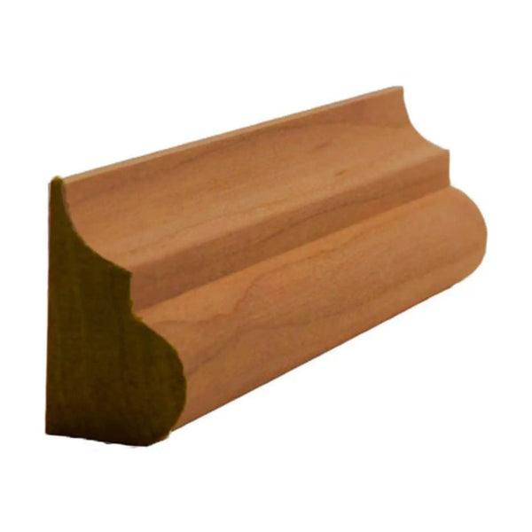 EWBC26 Nose and Cove 1-7/16" Tall x 3/4" Base Cap Moulding. Unfinished, photo 2 of 6