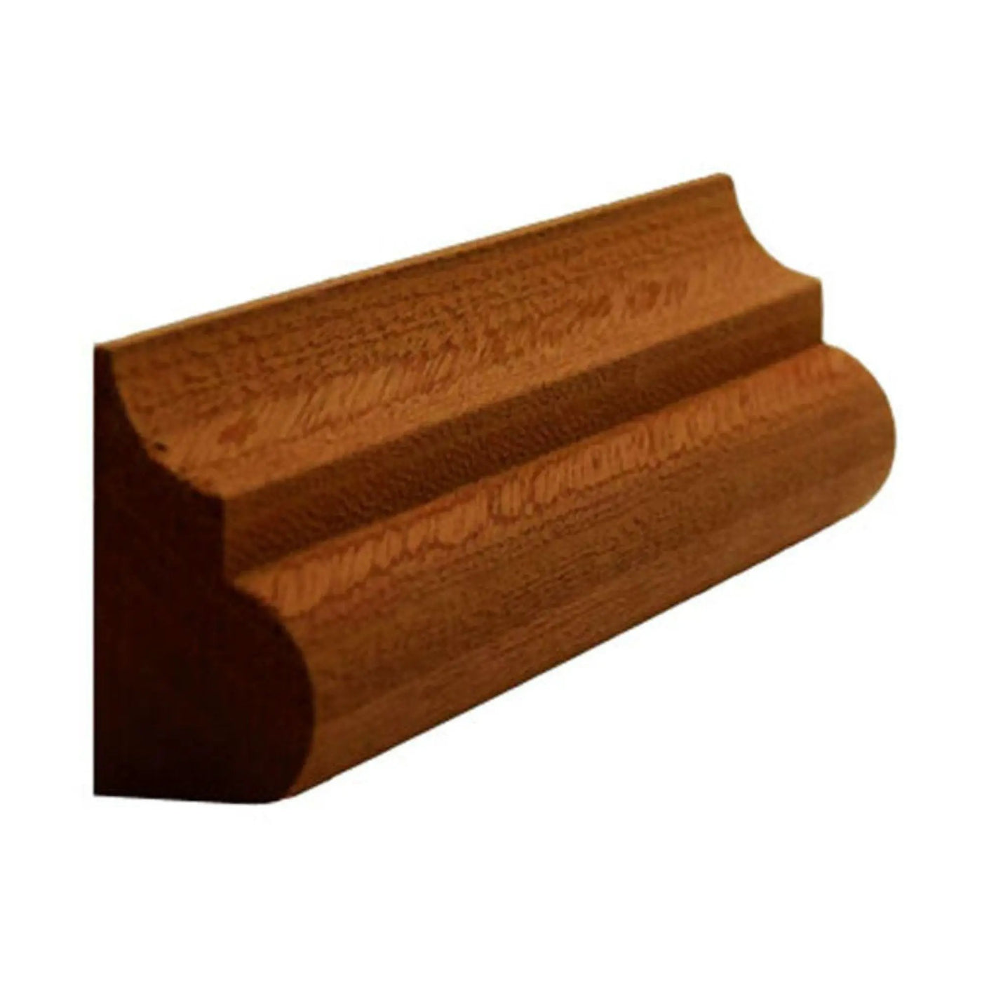 EWBC26 Nose and Cove 1-7/16" Tall x 3/4" Base Cap Moulding. Unfinished by NewMouldings