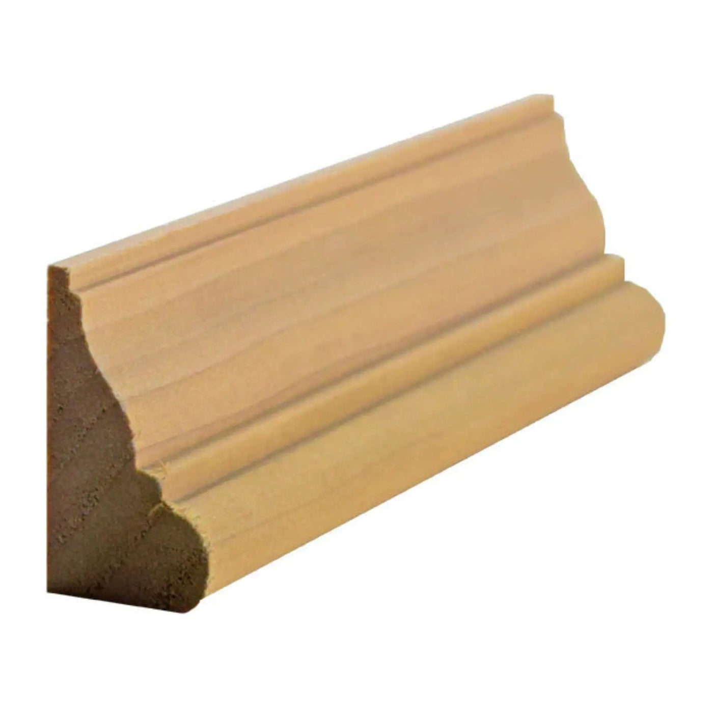 EWBC28 Colonial 1-3/8" Tall x 3/4" Base Cap Moulding. Unfinished by NewMouldings