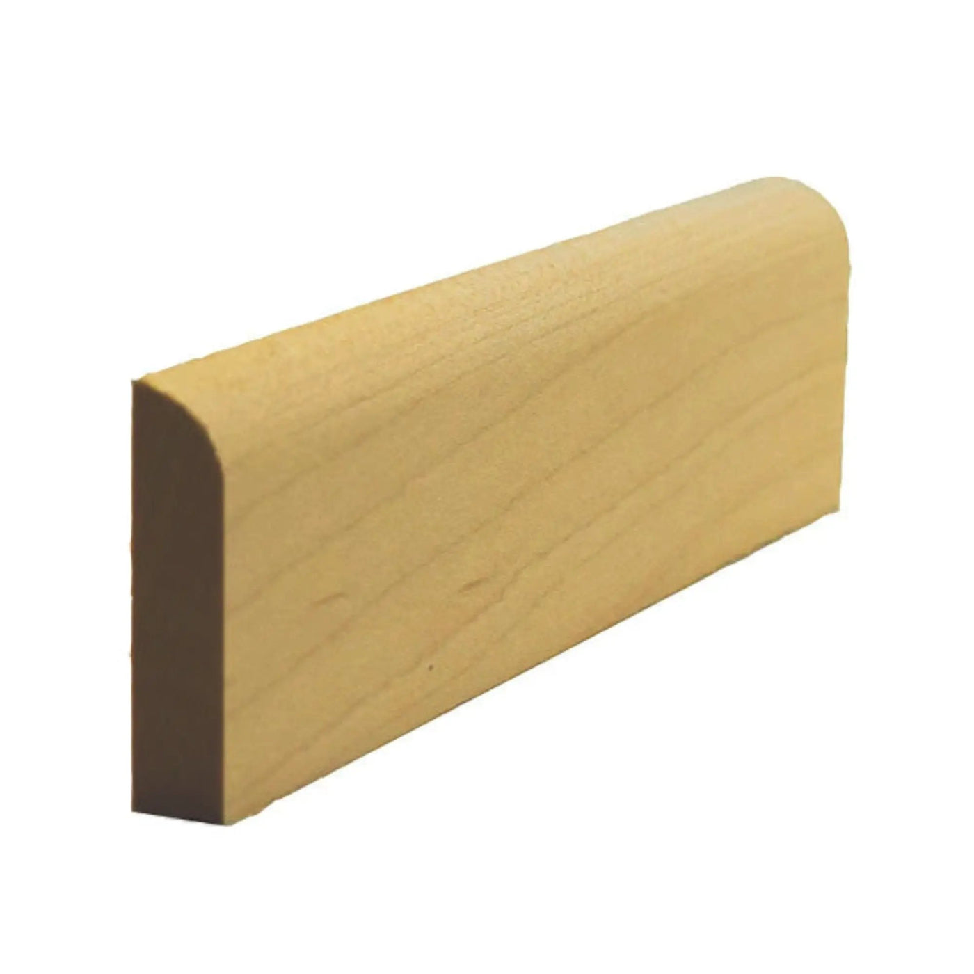 EWBS16 Baseboard Shoe 1-1/4" Tall x 5/16" Flat with Radius. Unfinished by NewMouldings