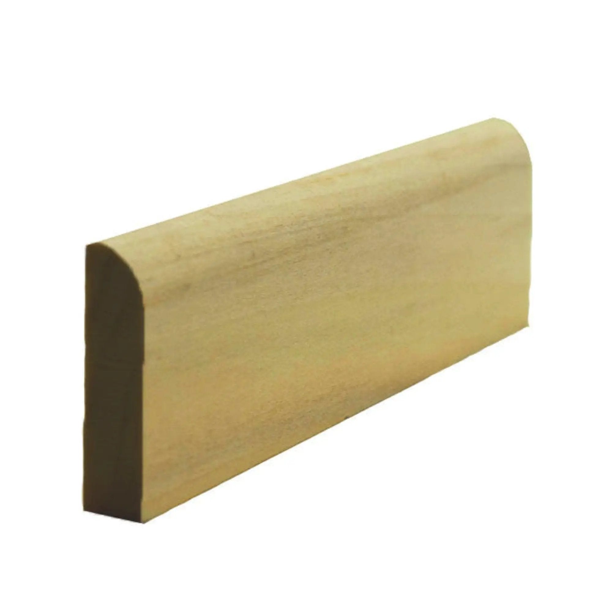 EWBS16 Baseboard Shoe 1-1/4" Tall x 5/16" Flat with Radius. Unfinished by NewMouldings