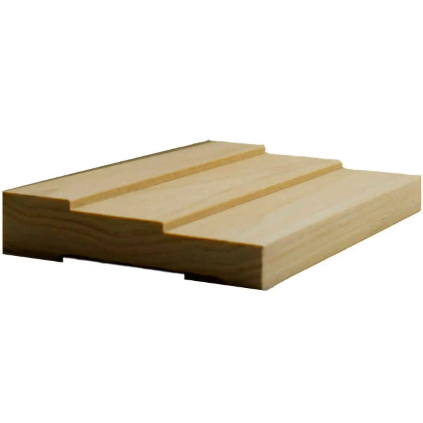 EWCA35 Contemporary 3-1/2" wide x 3/4" Stepped Casing. Unfinished Trim by NewMouldings