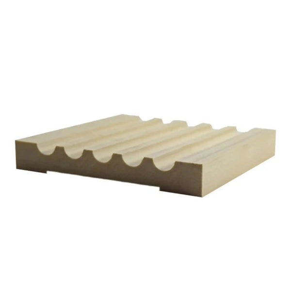 EWCA49 Fluted 5-1/8" wide x 3/4" Casing. Unfinished Trim